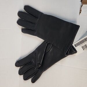 NWT Glovemasters Women's sz 2 XS/S black Leather Gloves